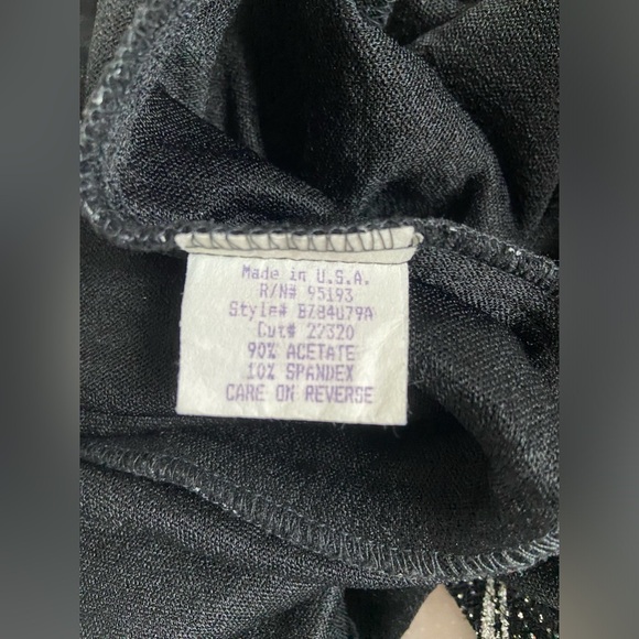 Charlotte Russe slim evening sparkling dress size S Vintage 90’s - Picture 7 of 14